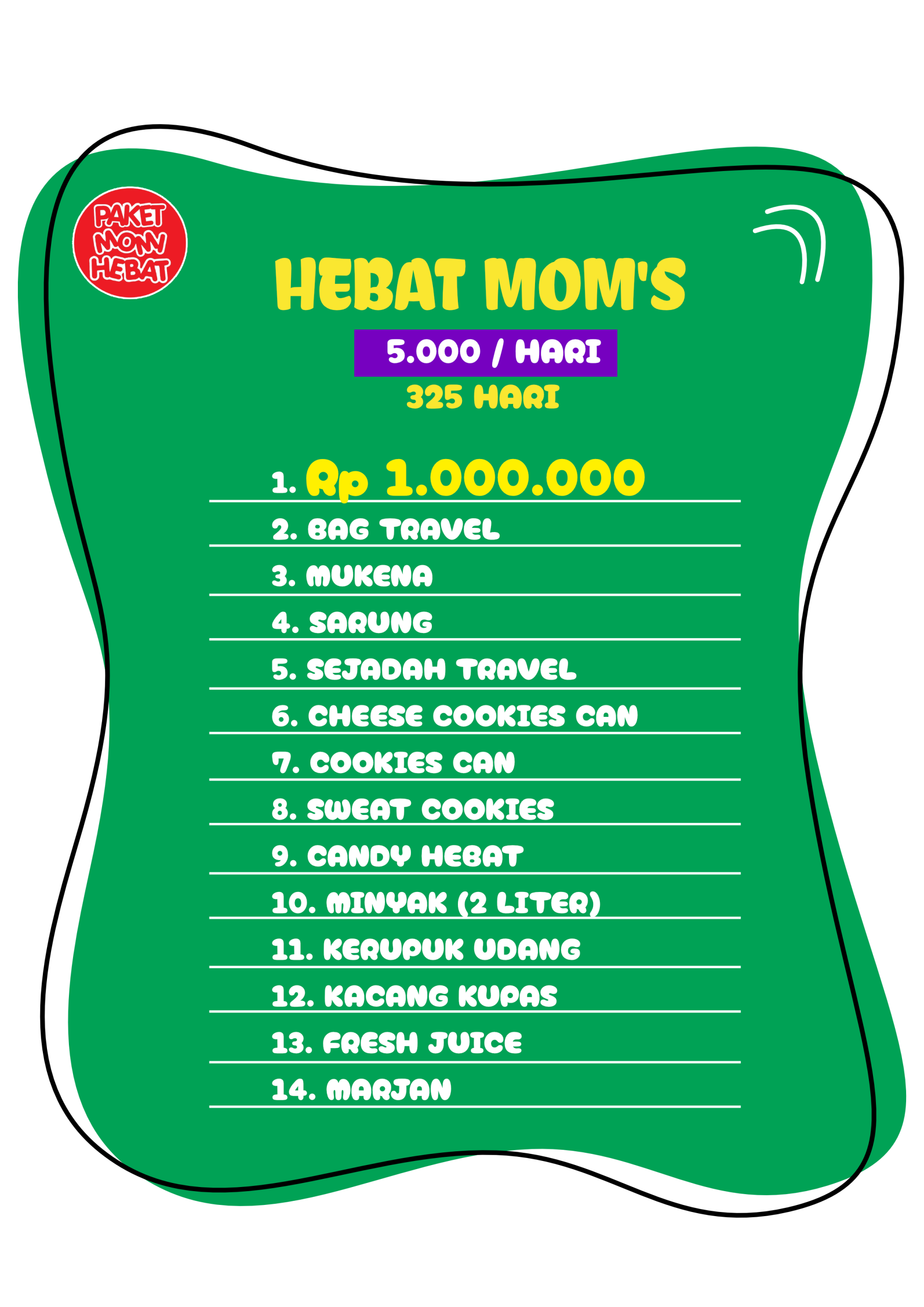 6 Paket Momi Hebat - Paket Hebat Mom's