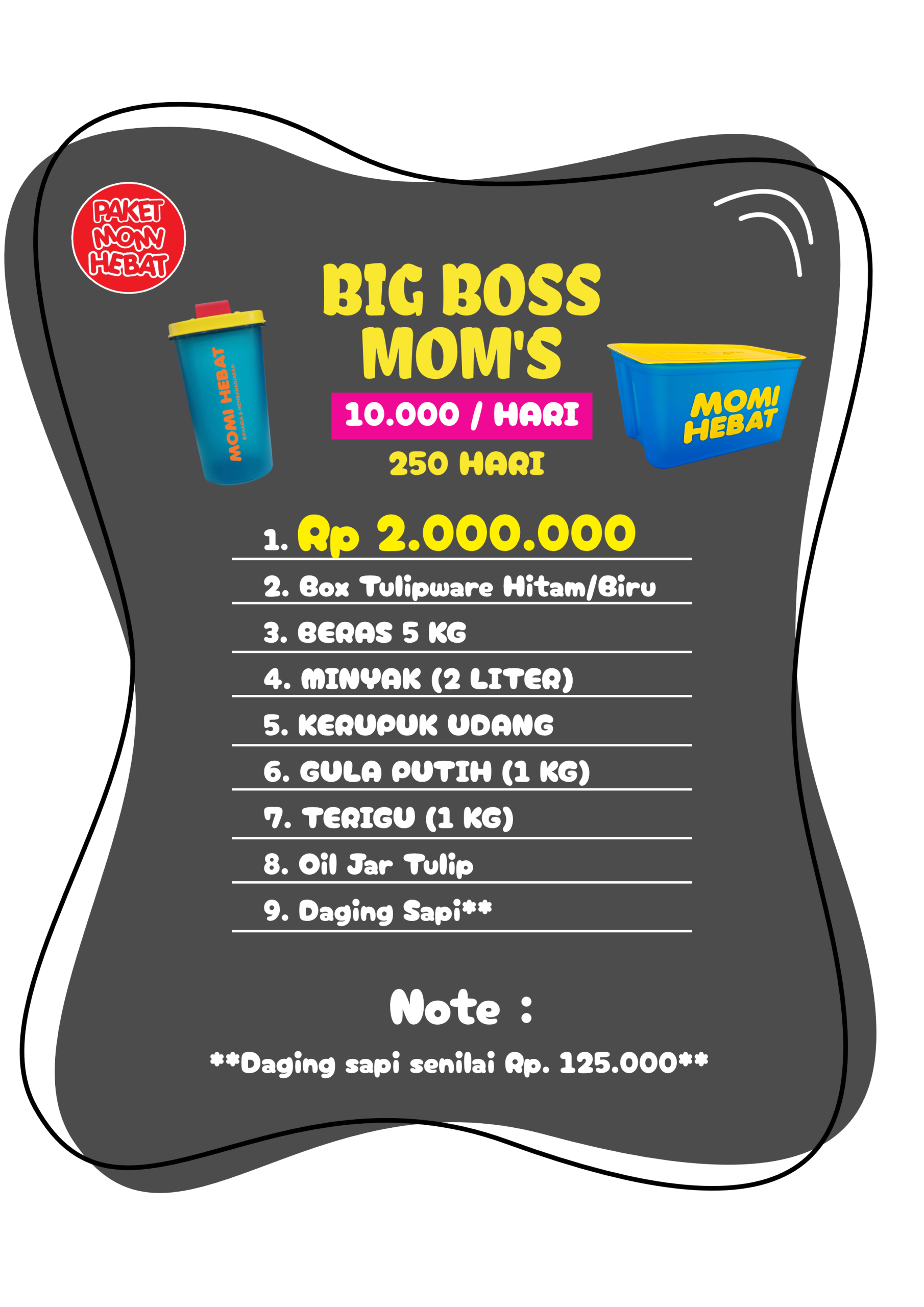 9 Paket Momi Hebat - Paket Big Boss Mom's