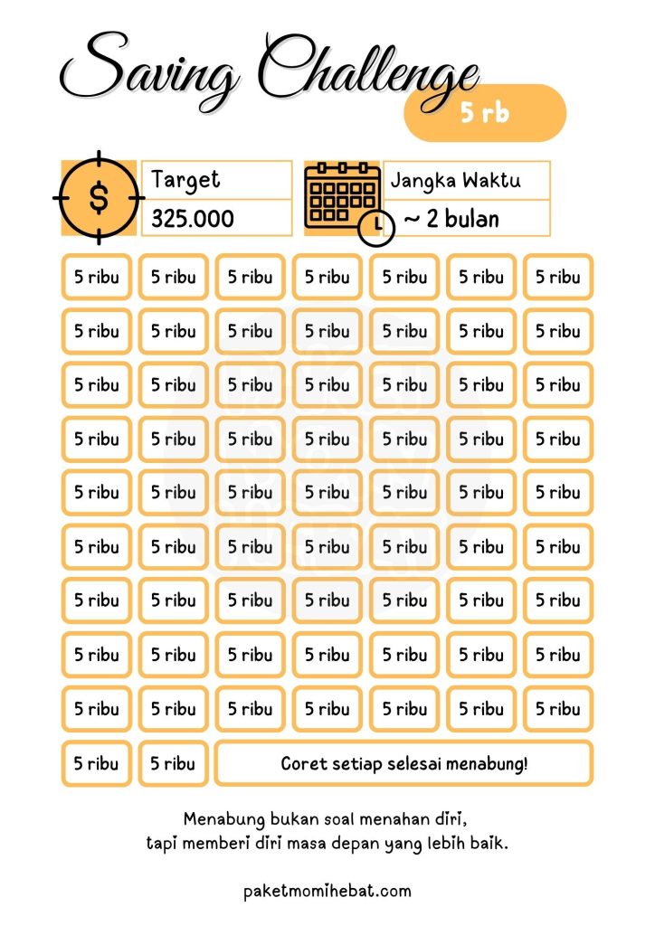 Template Saving Challenge - 5 rb