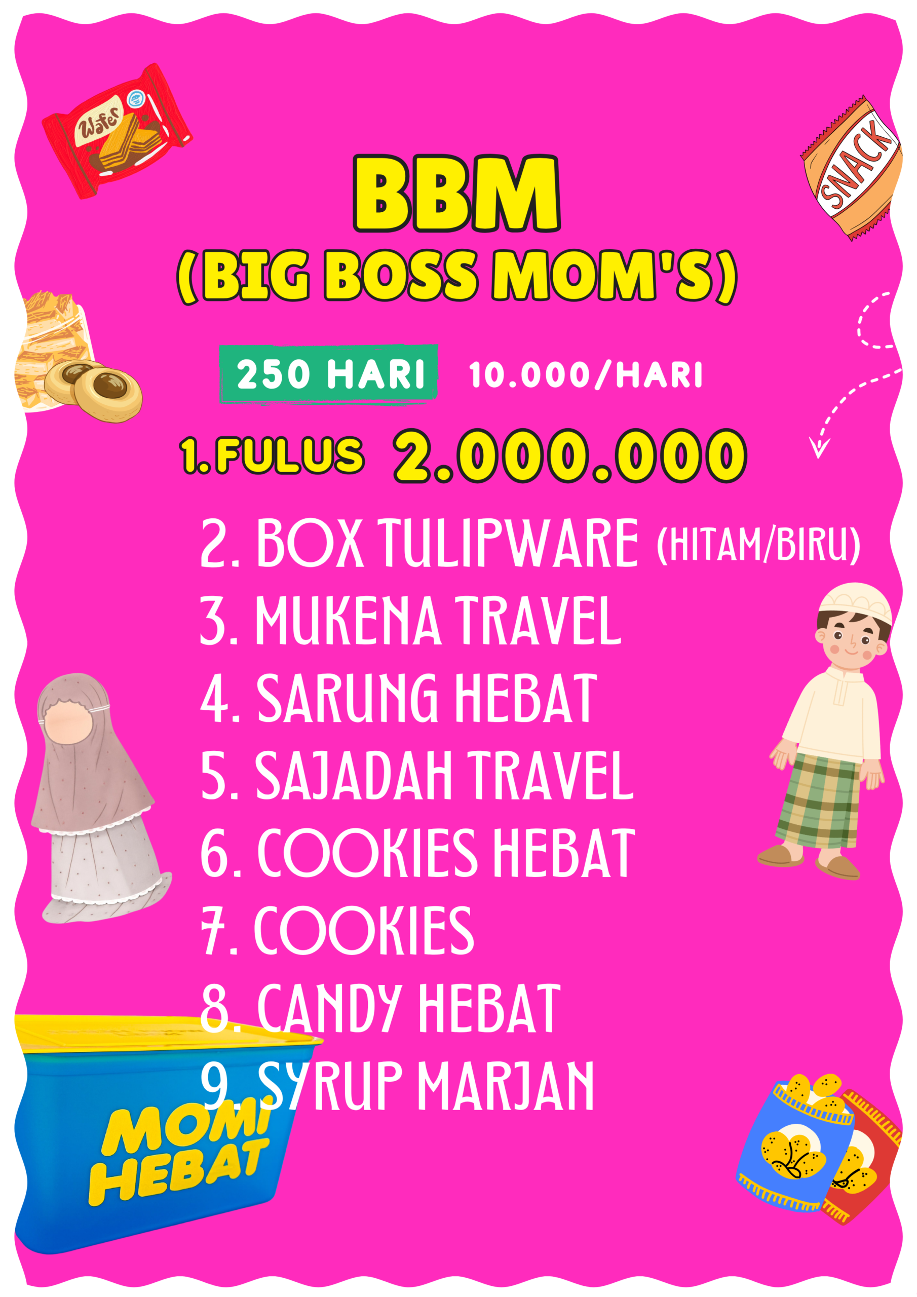Paket Momi Hebat - Paket Big Boss Mom's