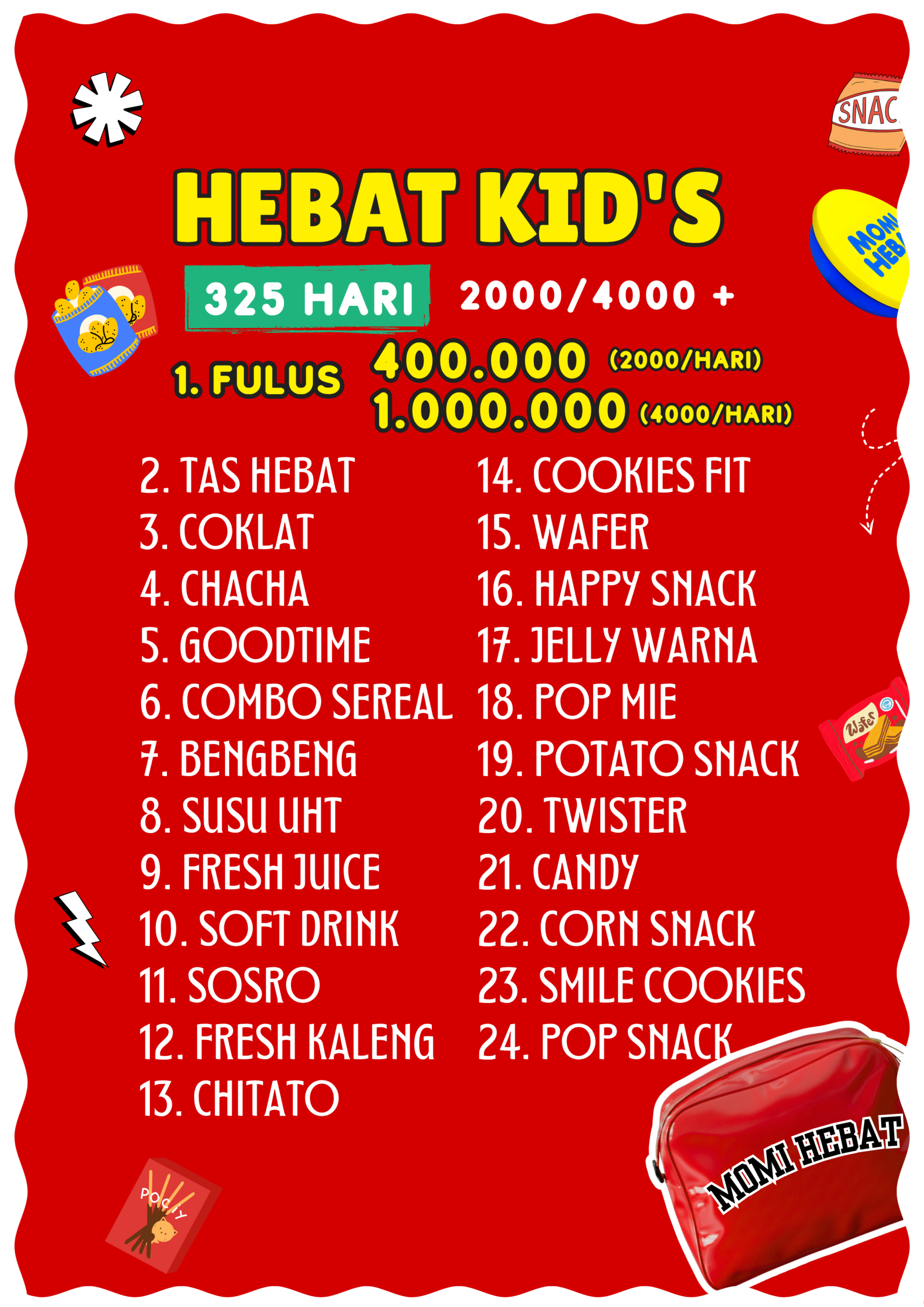 Paket Momi Hebat - Paket Hebat Kid's